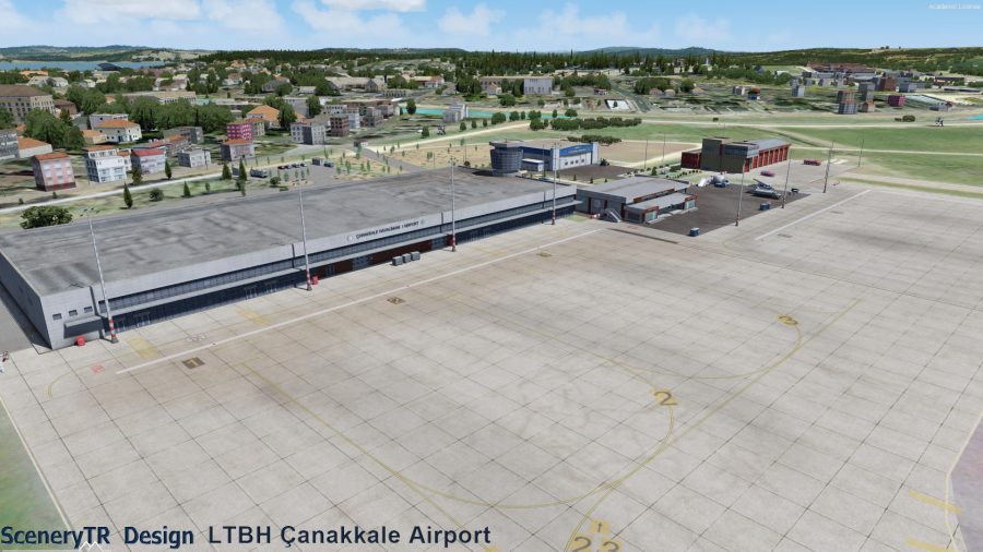Çanakkale Airport LTBH Scenery